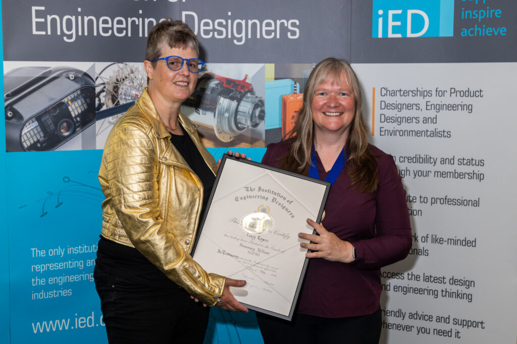 Renowned Engineer and Broadcaster Dr Lucy Rogers MBE FREng FIMechE HonFIED Elected Next Honorary President of the Institution of Engineering Designers